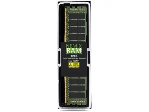 NEMIX RAM 32GB (1X32GB) DDR5 5600MHZ PC5-44800 2Rx8 1.1V CL46 288-PIN ECC RDIMM Compatible with Lenovo ThinkSystem 4X77A88051 Registered Server...