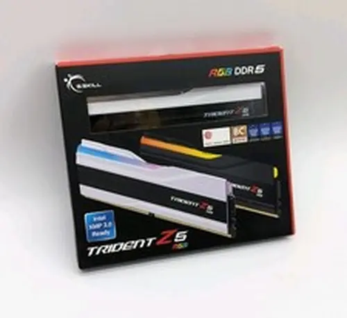 G.SKILL TRIDENT Z5 RGB 32GB (2 x 16GB) DDR5 CL32 6400MHZ RAM MEMORY WHITE
