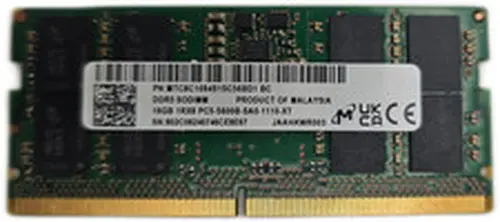 Micron 16GB DDR5-5600 PC5-44800 262-Pin Module SO-DIMM Laptop RAM Memory