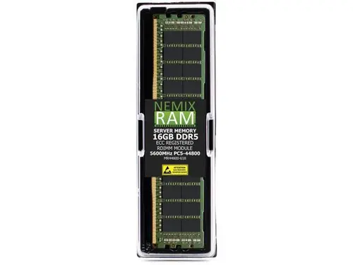 16GB DDR5 5600MHZ PC5-44800 1Rx8 1.1V CL46 288-PIN ECC Registered RDIMM NEMIX RAM Server Memory Compatible with Samsung M321R2GA3EB0-CWM