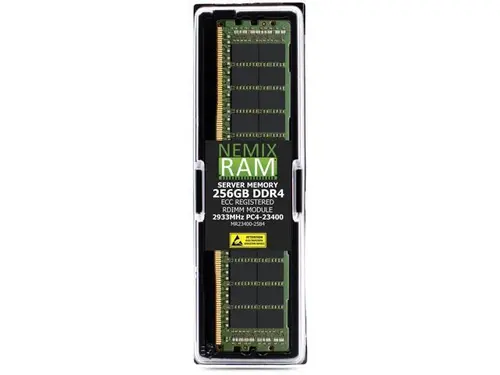 NEMIX RAM 256GB (1 x 256GB) DDR4 2933MHz PC4-23400 8Rx4 1.2V 288-PIN ECC RDIMM Registered Server Memory Kit