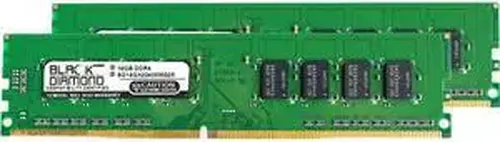 Black Diamond Memory Black Diamond Memory 32GB (2 x 16GB) 288-Pin PC RAM DDR4 2400 (PC4 19200) Desktop Memory Model BD16GX22400MQ25