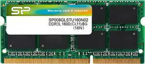 Silicon Power 8GB 204-Pin DDR3 SO-DIMM DDR3L 1600 (PC3L 12800) Laptop Memory Model SP008GLSTU160N02NE
