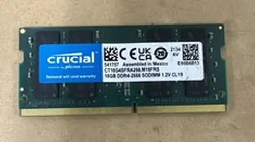 Crucial Crucial 16GB PC4-21300 (DDR4-2666) Memory (CT16G4SFRA266) - TESTED
