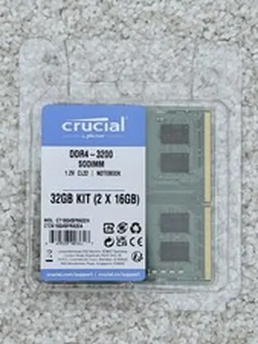 Crucial Crucial 32GB (2x16GB) 3200MHz 260-pin SODIMM DDR4 RAM Memory Kit...