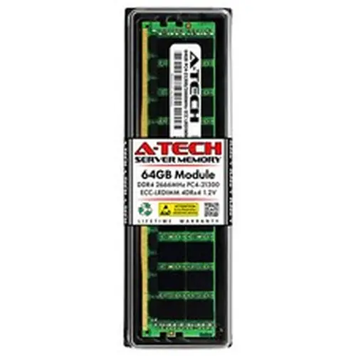 Hynix 64GB DDR4 PC4-21300 LRDIMM (Hynix HMAA8GL7CPR4N-VK Equivalent) Server Memory RAM
