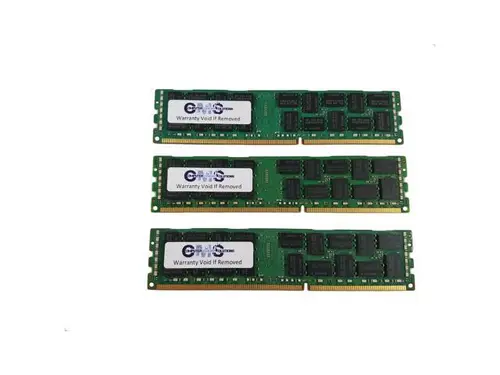 CMS 12GB (3X4GB) DDR3 10600 1333MHZ ECC REGISTERED DIMM Memory Ram Upgrade Compatible with Dell Precision Workstation T7500 Ecc Reg For Server...