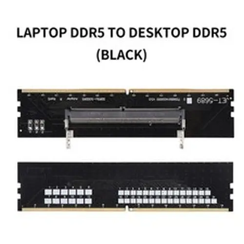 2PCS Laptop DDR5 RAM to Desktop Adapter Card Memory Tester SO-DIMM to PC DDR5