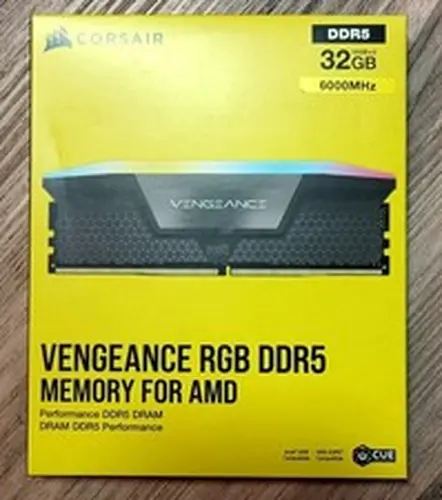 Corsair CORSAIR Vengeance 32GB 2x16GB RGB DDR5 6000 CL36 Desktop Memory RAM EXPO & XMP