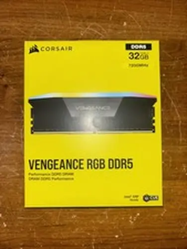 Corsair Corsair Vengeance RGB DDR5 RAM 32GB (2x16GB) 7200MHz CL34 Computer Memory