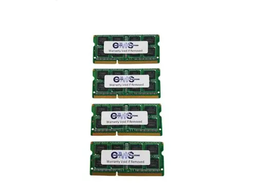 CMS 32GB (4X8GB) DDR3 12800 1600MHz NON ECC SODIMM Memory Ram Upgrade Compatible with Dell Precision Mobile Workstation M6700 - A6