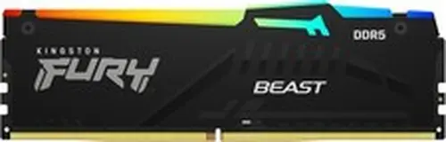 Kingston Kingston FURY Beast RGB 8GB 5200MT/s DDR5 CL40 DIMM Desktop Memory Single Module