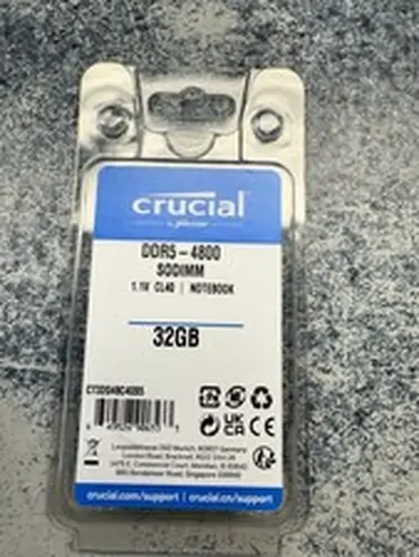 Crucial Crucial DDR5 SODIMM 32GB DDR5- 4800 CT32G48C40S5