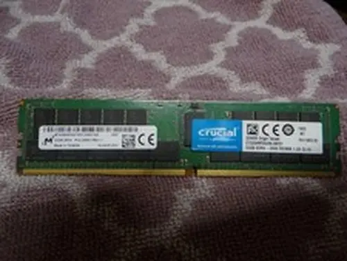 Crucial Crucial RAM Memory, 32GB DDR4‑2666 ECC RDIMM CT32G4RFD4266 2Rx4, 6 Available