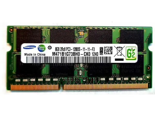 SAMSUNG 8GB 204-Pin DDR3 SO-DIMM DDR3 1600 (PC3 12800) Laptop Memory Model M471B1G73BH0-CK0
