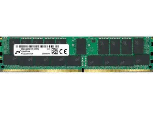 Micron 16GB Server Workstation Memory - DDR4 2933MHz - ECC Parity - Registered - 2Rx8 - CL21 - 1.2V