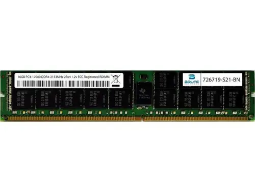 726719-S21 - HP Compatible 16GB PC4-17000 DDR4-2133Mhz 2Rx4 1.2v Registered RDIMM