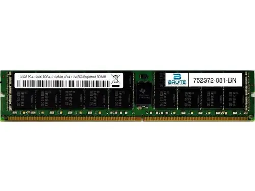 752372-081 - HP Compatible 32GB PC4-17000 DDR4-2133Mhz 4Rx4 1.2v ECC LRDIMM