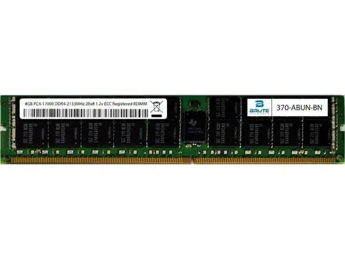 370-ABUN - Dell Compatible 8GB PC4-17000 DDR4-2133Mhz 2Rx8 1.2v Registered RDIMM