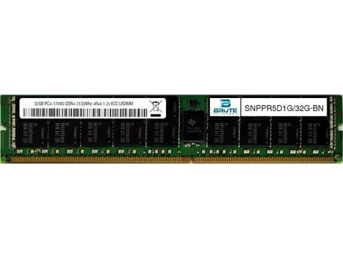 SNPPR5D1G/32G - Dell Compatible 32GB PC4-17000 DDR4-2133Mhz 4Rx4 1.2v ECC LRDIMM