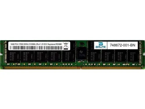 748672-001 - HP Compatible 16GB PC4-17000 DDR4-2133MHz 2Rx4 1.2V ECC Registered RDIMM