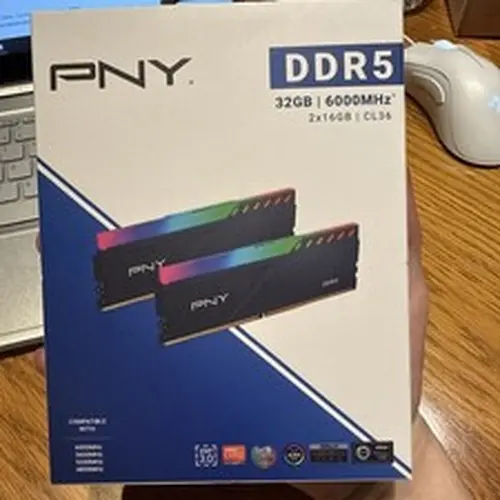PNY XLR8 Gaming RGB 32GB DDR5-6000 16GBx2 RAM Memory Kit MD32GK2D5600036XRGBW