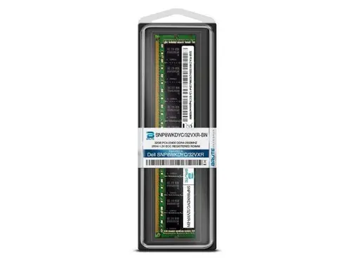 SNP8WKDYC/32VXR - Dell Compatible 32GB PC4-23400 DDR4-2933Mhz 2Rx4 1.2v ECC Registered RDIMM