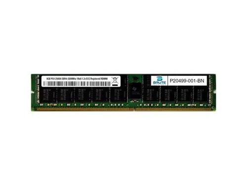 P20499-001 - HPE Compatible 8GB PC4-25600 DDR4-3200Mhz 1Rx8 1.2v ECC Registered RDIMM
