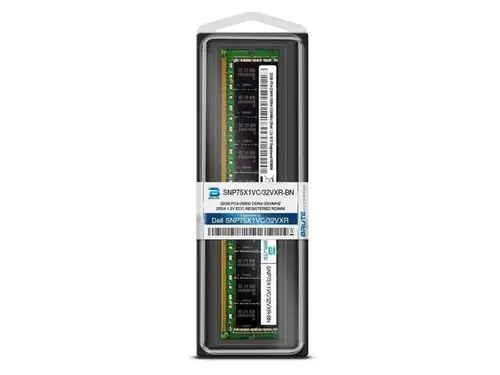 SNP75X1VC/32VXR - Dell Compatible 32GB PC4-25600 DDR4-3200Mhz 2Rx4 1.2v ECC Registered RDIMM