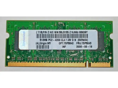 512MB Pc133 for Thinkpad 26562652 2653 X22 2662 T23 2647