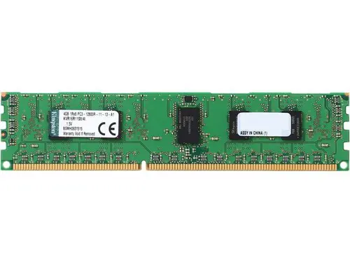 Kingston 4GB ECC Registered DDR3 1600 (PC3 12800) Server Memory Model KVR16R11S8/4I