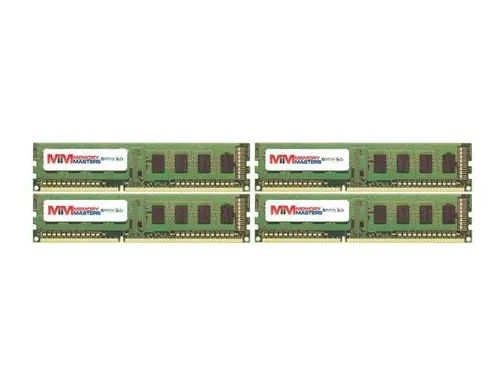 MemoryMasters 16GB (4x4GB) DDR3-1600MHz PC3-12800 NON-ECC UDIMM 2Rx8 Desktop Memory Module