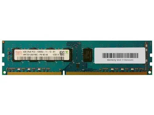 Hynix 4GB 240-Pin DDR3 SDRAM DDR3 1600 (PC3 12800) Desktop Memory Model HMT351U6EFR8C-PB