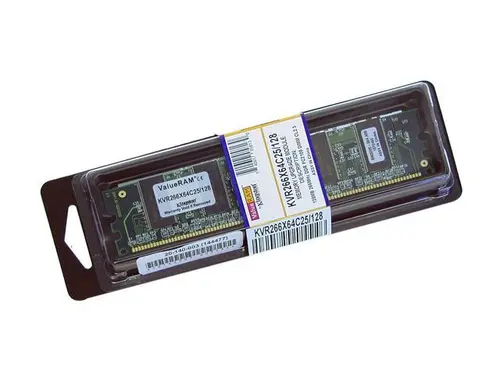 Kingston ValueRAM 128MB DDR 266 (PC 2100) Desktop Memory Model KVR266X64C25/128