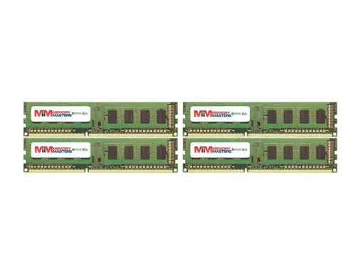 MemoryMasters 16GB (4x4GB) DDR3-1333MHz PC3-10600 NON-ECC UDIMM 2Rx8 Desktop Memory Module