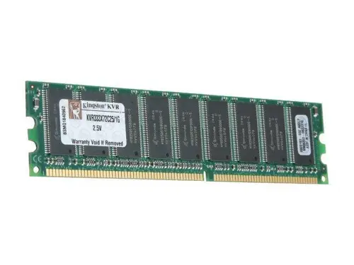 Kingston 1GB ECC Unbuffered DDR 333 (PC 2700) Server Memory Model KVR333X72C25/1G