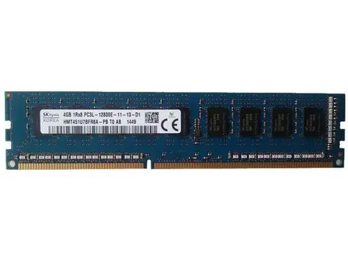 SK Hynix HMT451U7BFR8A-PB 4GB DDR3 1600Mhz 1RX8 PC3-12800 ECC Unbuffered CL11 240-Pin DIMM 1.35V Memory Module for HP Server
