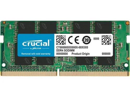 Crucial 32GB Single DDR4 2666 MT/s CL19 SODIMM 260-Pin Memory - CT32G4SFD8266