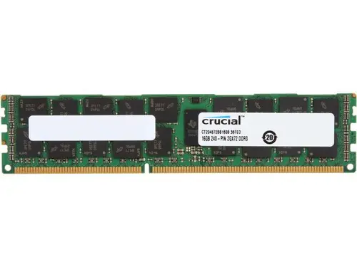 Crucial 16GB ECC Registered DDR3 1600 (PC3 12800) Server Memory Model CT204872BB160B
