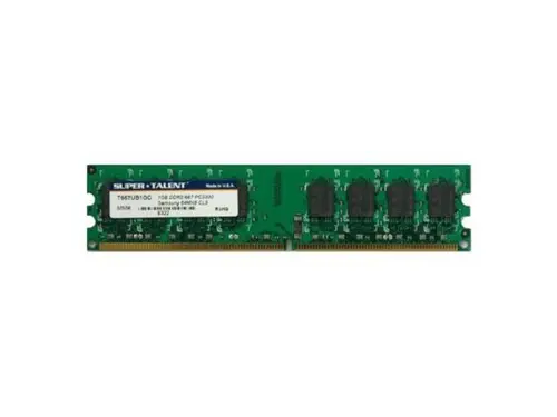 super talent ddr2667 1gb/64x8 memory t667ub1gc, bulk