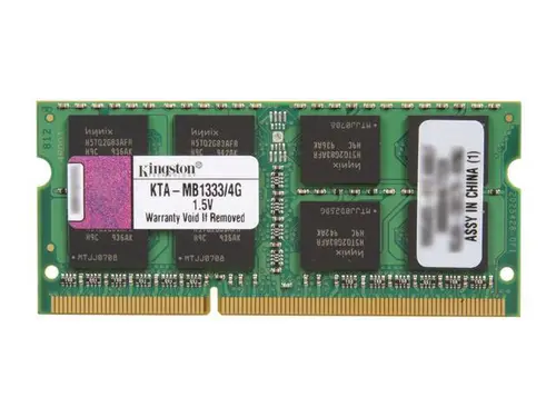 Kingston 4GB 204-Pin DDR3 SO-DIMM DDR3 1333 (PC3 10600) Memory for Apple Model KTA-MB1333/4G