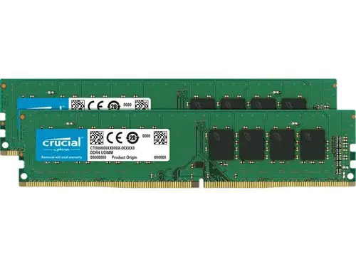 Crucial 16GB (2 x 8GB) 288-Pin PC RAM DDR4 2666 (PC4 21300) Desktop Memory Model CT2K8G4DFRA266