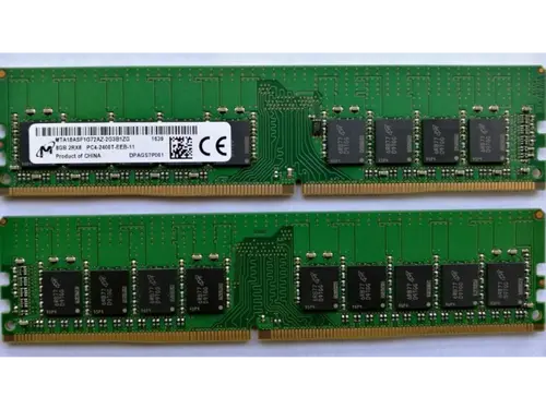 Micron MTA18ASF1G72AZ-2G3B1ZG 8GB DDR4 2RX8 PC4-2400T For Server
