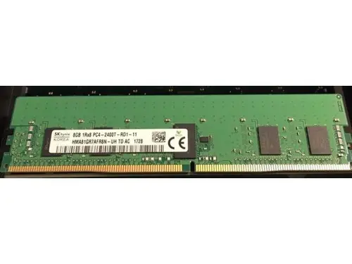 HMA81GR7AFR8N-UH 8GB DDR4 2400 1RX8 PC4-2400T-RD1-11 REG ECC