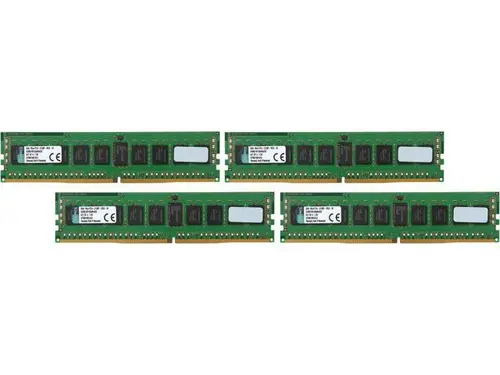 Kingston 32GB (4 x 8GB) 288-Pin DDR4 SDRAM ECC Registered DDR4 2133 (PC4 17000) Server Memory Model KVR21R15S4K4/32