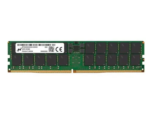 Micron MTC40F2046S1RC56BR 64GB DDR5-5600 RDIMM 2Rx4 CL46 - The Micron DDR5 RDIMM is engineered to deliver superior performance and reliability for...