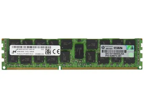HP Compaq HPQ 16GB 2RX4 PC3L-10600-9 MEM KIT 16 DDR3 1333 Internal Memory 627812-B21