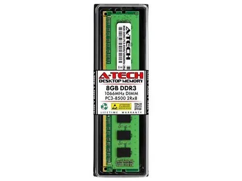 8GB RAM Replacement for Hynix HMT41GU6AFR8C-G7, HMT41GU6BFR8C-G7, HMT41GU6MFR8C-G7 DDR3 1066MHz PC3-8500 DIMM 2Rx8 Desktop Memory
