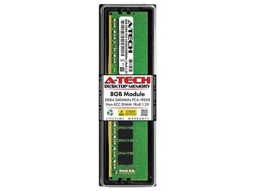 8GB RAM Replacement for Samsung M378A1K43BB2-CRC, M378A1K43CB2-CRC DDR4 2400MHz PC4-19200 DIMM 1Rx8 Desktop Memory