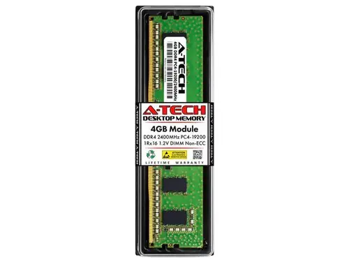 4GB RAM Replacement for Samsung M378A5244BB0-CRC, M378A5244CB0-CRC DDR4 2400MHz PC4-19200 DIMM 1Rx16 Desktop Memory